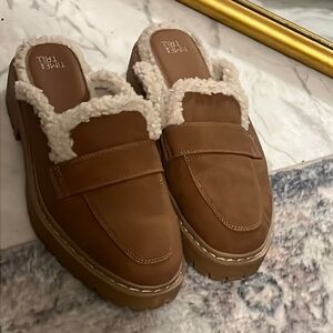Brown loafers